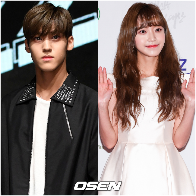 사생활 사진 유출로 피해를 본 그룹 마이틴 출신 송유빈(왼쪽)과 가수 김소희(오른쪽). OSEN DB.