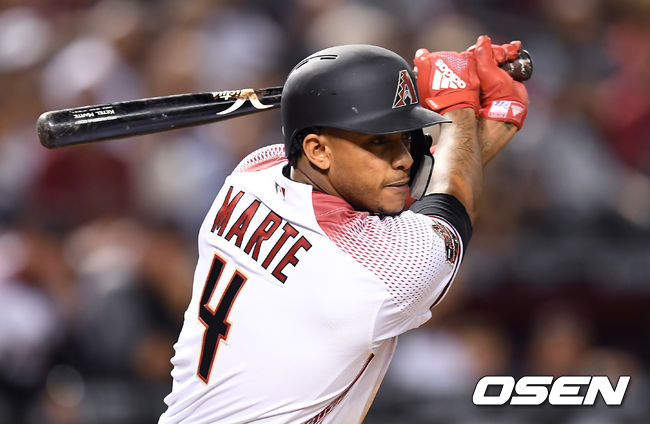 [OSEN=피닉스(미국 애리조나), 곽영래 기자]7회말 1사 애리조나 케텔 마르테가 타격을 하고 있다. / youngrae@osen.co.kr