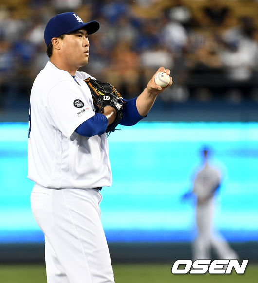 [OSEN=LA(미국 캘리포니아주), 최규한 기자] 다저스 류현진. /dreamer@osen.co.kr