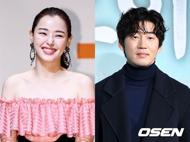 이하늬(왼쪽)와 윤계상의 결별설은 해프닝이었다. OSEN DB