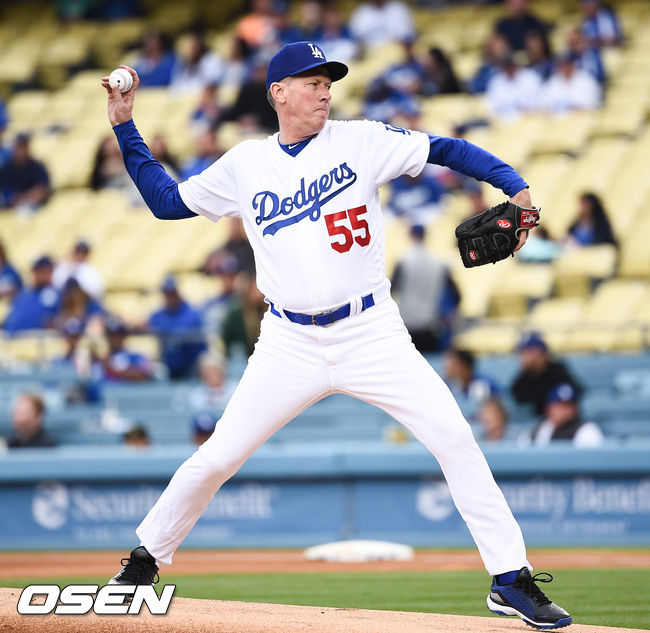 [OSEN=LA(미국),박준형 기자]이벤트 게임에서 허샤이저가 공을 던지고 있다. / soul1014@osen.co.kr