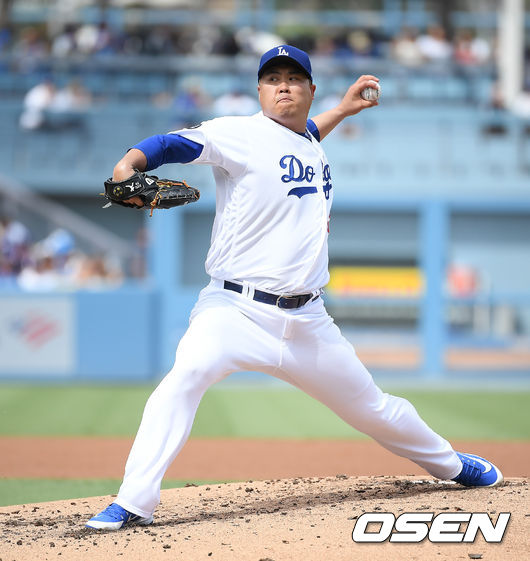 [OSEN=LA(미국 캘리포니아주),박준형 기자] 류현진. / soul1014@osen.co.kr