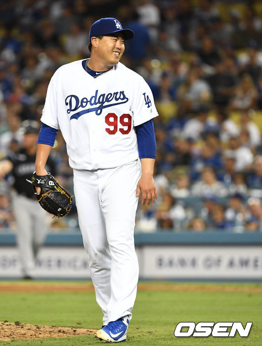 [OSEN=LA(미국 캘리포니아주), 최규한 기자] 류현진. /dreamer@osen.co.kr