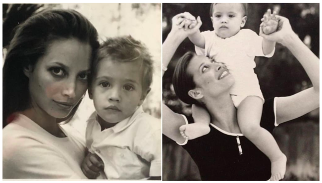 [사진] 카터가 아기 시절 이모 크리스티와 찍은 모델 사진. /MLB.com