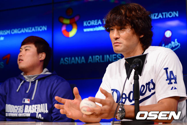 [사진] 류현진-박찬호 /OSEN DB
