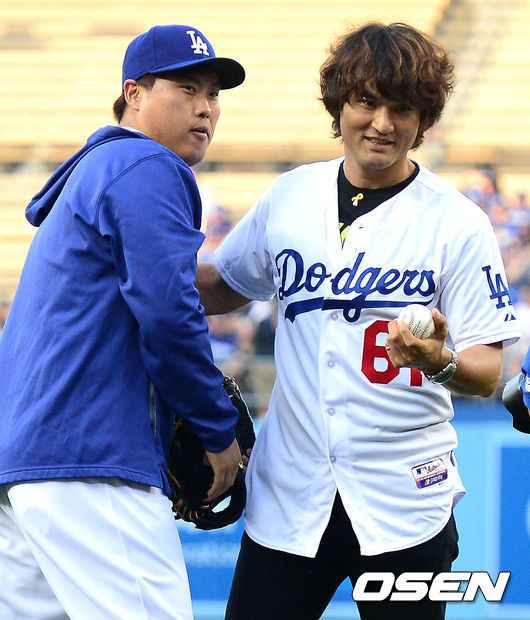 [사진] 류현진-박찬호 /OSEN DB