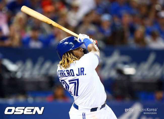 [사진] 토론토 블루제이스 블라디미르 게레로 주니어. ⓒGettyimages(무단전재 및 재배포 금지)