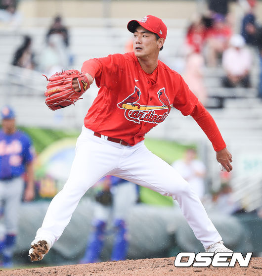 [OSEN=주피터(미국 플로리다주), 박준형 기자]5회초 김광현이 역투하고 있다./ soul1014@osen.co.kr