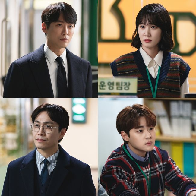 [사진=SBS 제공] '스토브리그'에서 활약한 배우 남궁민(왼쪽 위부터 시계방향), 박은빈, 조병규, 오정세 스틸 컷.