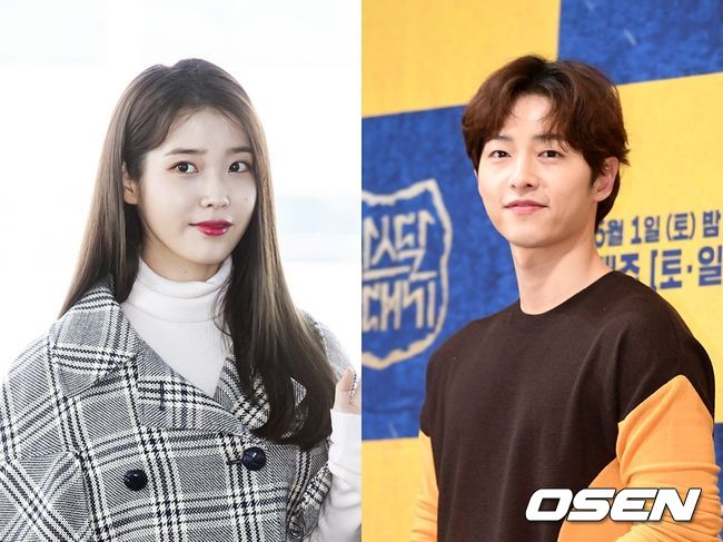 가수 아이유(왼쪽)와 송중기가 코로나19 기부에 앞장서고 있다. OSEN DB