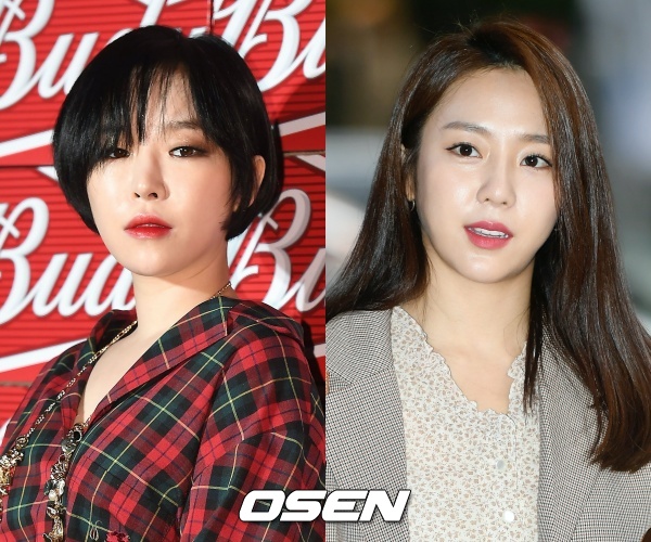 [사진=OSEN DB] 가인(왼쪽)과 예원(오른쪽) 등 여성 연예인들이 '조주빈 인스타'를 차단하고 나섰다.