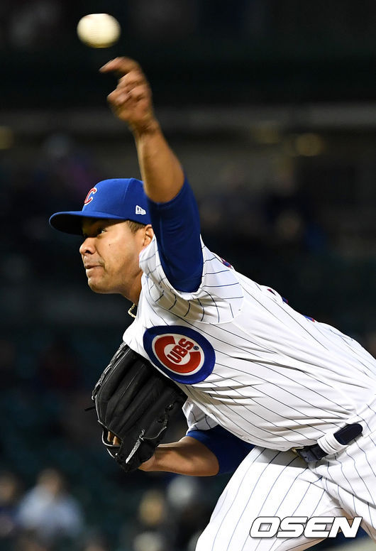 [OSEN=시카고(미국 일리노이주), 최규한 기자]컵스 선발 호세 퀸타나가 힘차게 공을 뿌리고 있다. /dreamer@osen.co.kr