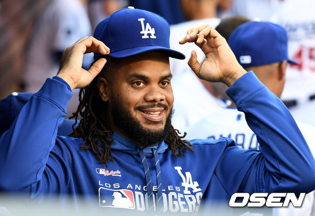 [OSEN=LA(미국 캘리포니아주), 최규한 기자] 켄리 잰슨 /dreamer@osen.co.kr