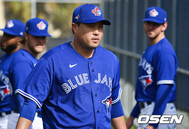 [OSEN=더니든(미국 플로리다주),박준형 기자]토로토 류현진 /  soul1014@osen.co.kr