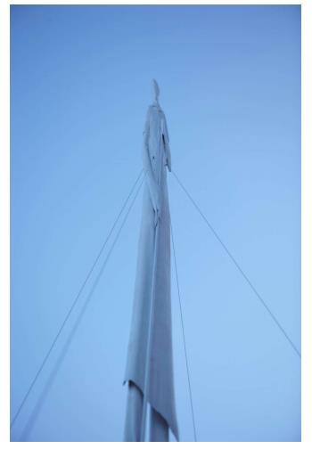 2017년 서울광장에 전시된 이탈리아 출신 김하종 신부님의 조각상 '영웅'[IOM 한국대표부 제공]