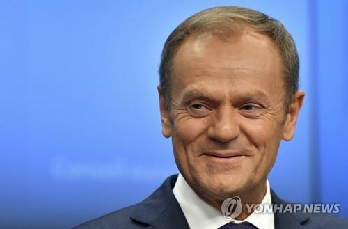 도날트 투스크 EU 정상회의 상임의장[AP=연합뉴스]