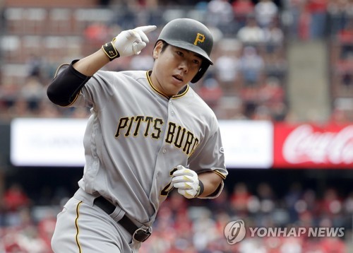 피츠버그 파이리츠 강정호[AP=연합뉴스 자료사진]