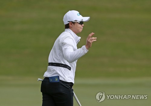 지은희의 최종 라운드 경기 모습[게티이미지/AFP=연합뉴스]