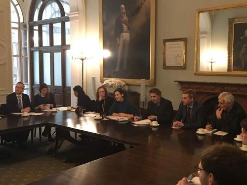 런던 '한·영 국장급 협의'에 참가한 영국 정부측 인사들 [제공=외교부]