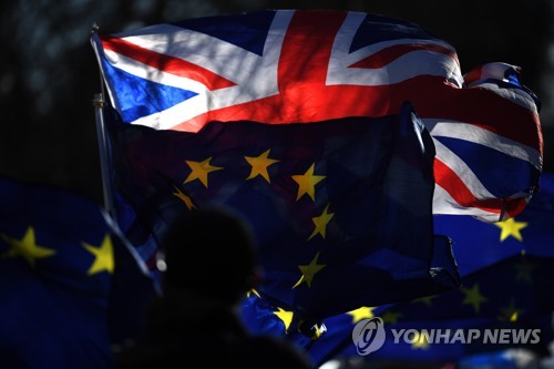오는 3월 29일 EU 탈퇴를 앞둔 영국 [EPA=연합뉴스 자료사진]