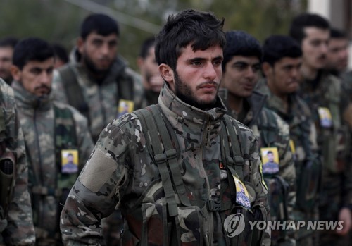 쿠르드 민변대를 주축으로 구성된 시리아민주군(SDF)     [AFP=연합뉴스]