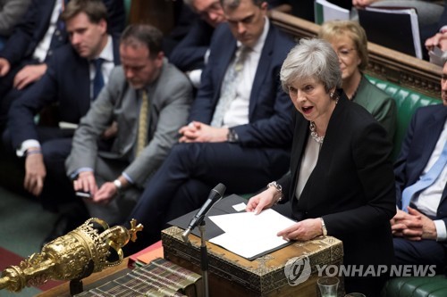 테리사 메이 영국 총리 [로이터=연합뉴스]