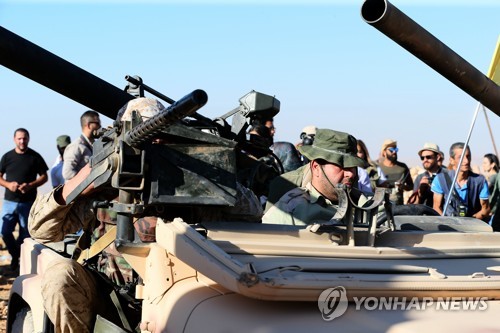 시리아에 배치된 레바논 親이란 무장정파 '헤즈볼라'    [EPA=연합뉴스 자료사진]