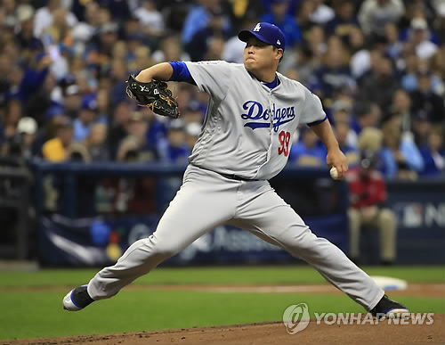 로스앤젤레스 다저스 류현진[EPA=연합뉴스 자료사진]