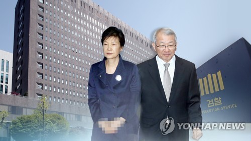 박근혜 옥중조사 불발…양승태 `포토라인 패싱' 논란 (CG)[연합뉴스TV 제공]