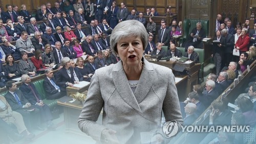 메이-英의회, 브렉시트 묘수찾기(CG)[연합뉴스TV 제공]