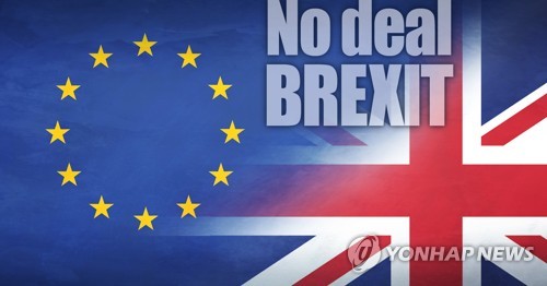 EU "英하원, 브렉시트 승인투표 또 부결로 노딜 가능성 더 커져" (PG)[정연주 제작] 일러스트
