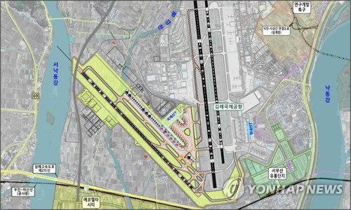 김해신공항 계획도[연합뉴스 자료사진]