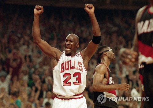 현역 시절의 마이클 조던[AP=연합뉴스]