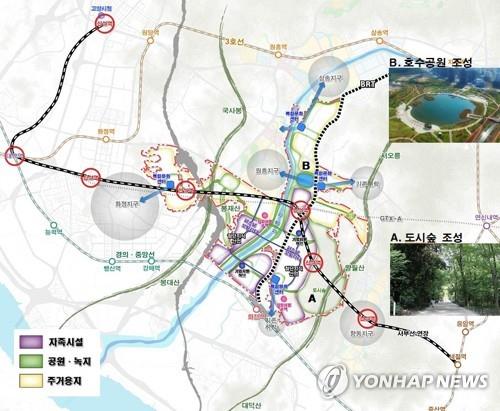'3기 신도시' 고양 창릉동 일원 개발 구상안[국토교통부 제공]