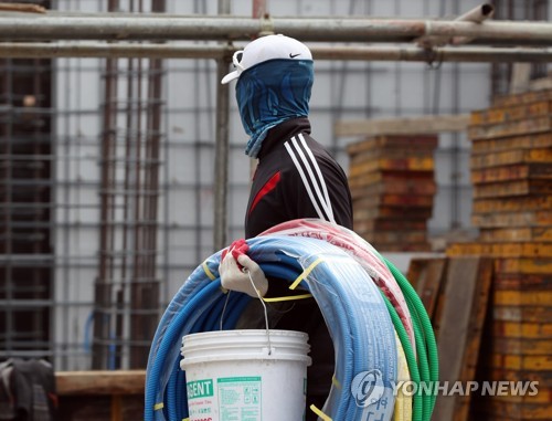 건설노동자[촬영 이승민]