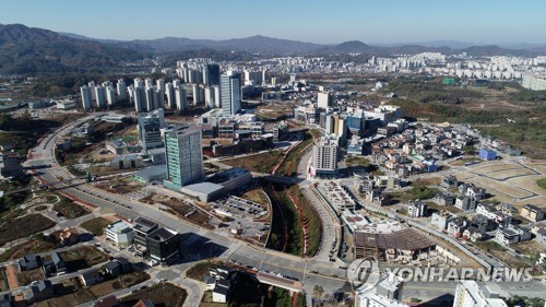 원주시원주시 혁신도시 전경[원주시 제공]