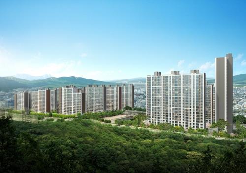 성남 신흥역 하늘채 랜더스원 투시도 [코오롱글로벌 제공]