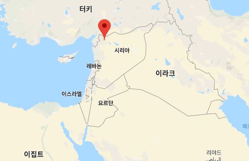 시리아 서북부 이들립·알레포주 위치   [구글 캡처]
