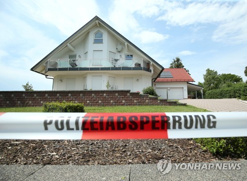뤼브케 살인사건 현장 [로이터=연합뉴스]