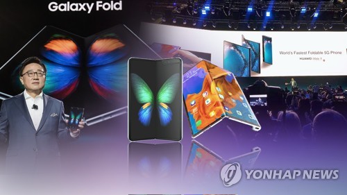 잇따른 출시연기…흥행 기대 낮아진 폴더블폰(CG)[연합뉴스TV 제공]