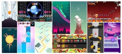 움직이는 목표 선택 게임들[CHI 2019 Paper 캡처. 재판매 및 DB 금지]