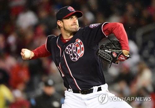 워싱턴 에이스 맥스 셔저[UPI=연합뉴스 자료사진]