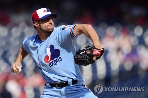 19일 만에 선발 로테이션에 합류하는 워싱턴 우완 셔저 [게티이미지/AFP=연합뉴스 자료사진]