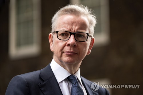 마이클 고브 영국 국무조정실장 [EPA=연합뉴스]