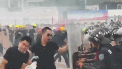 中인민일보, 선전서 육해공 대규모 진압 훈련 공개[인민일보 화면 캡처]