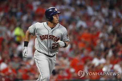 만 32세 메이저리거 중 가장 높은 평가를 받은 마이클 브랜틀리[AP=연합뉴스 자료사진]