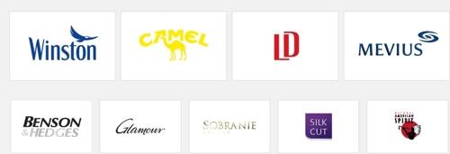 JTI 소속 브랜드[JTI 홈페이지 캡처]