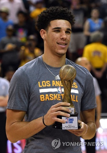 NBA LA 레이커스의 론조 볼[AFP=연합뉴스]