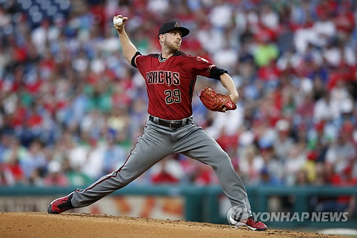 애리조나 다이아몬드백스 우완 메릴 켈리[AP=연합뉴스 자료사진]