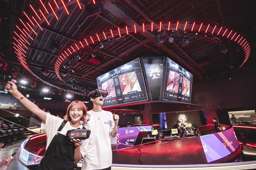SKT e스포츠 VR[SK텔레콤 제공]
